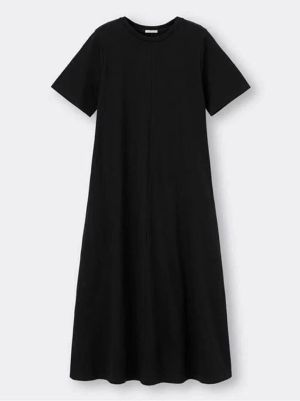 Uniqlo GU Maxi Long Black Cotton Dress Large